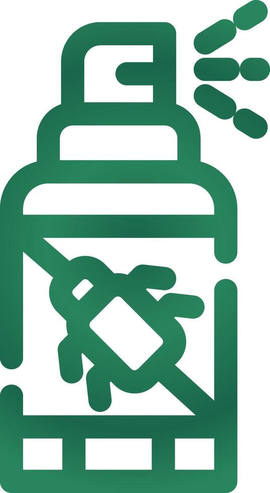 Spray Bottle Creative Icon Design vector