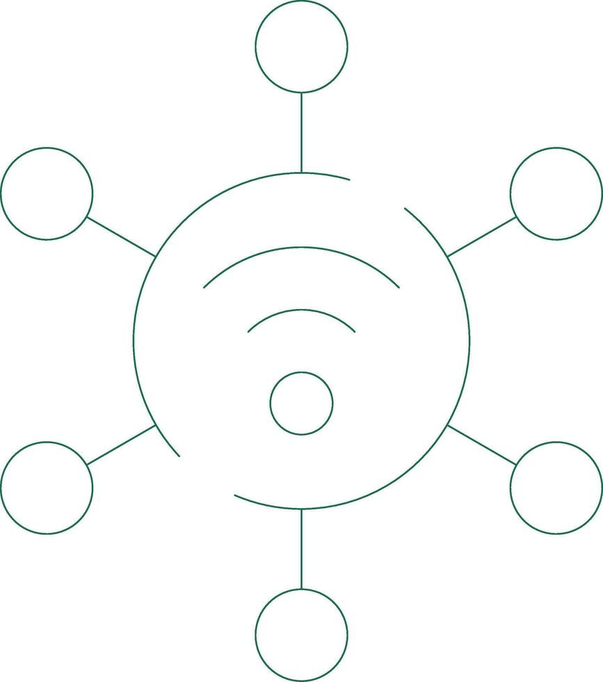Internet of Things Creative Icon Design vector