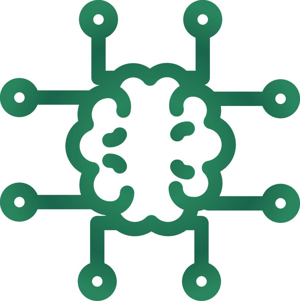 Neuroimaging Creative Icon Design vector