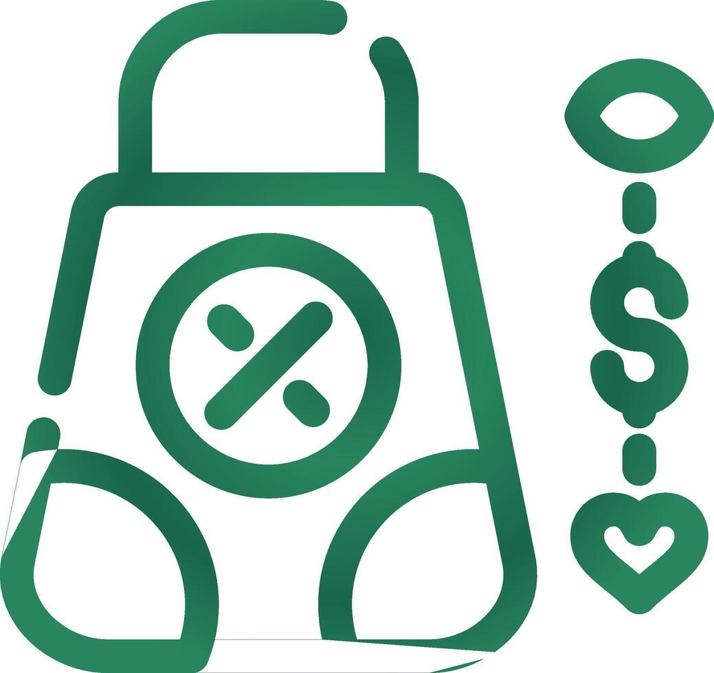 Consumer Behavior Creative Icon Design vector