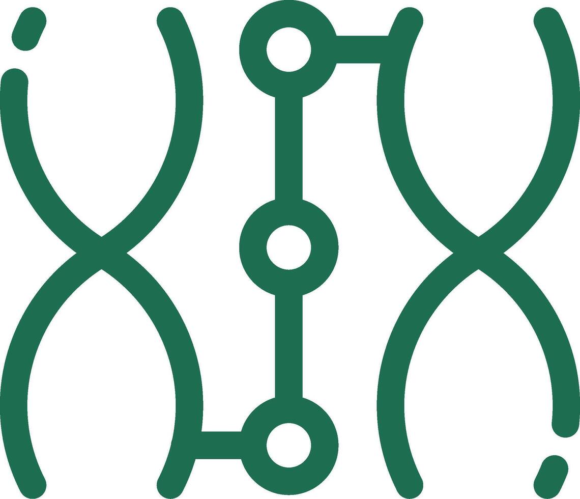 Cloning Creative Icon Design vector