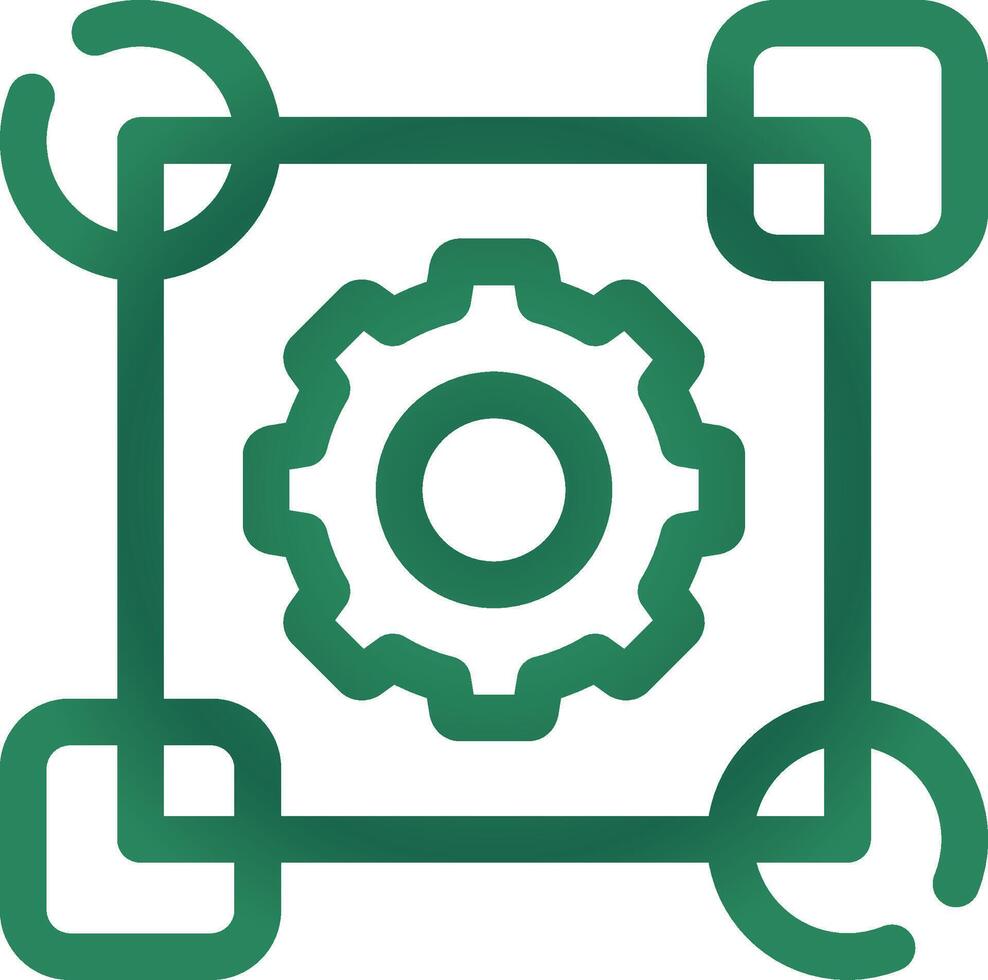 Pattern System Creative Icon Design vector