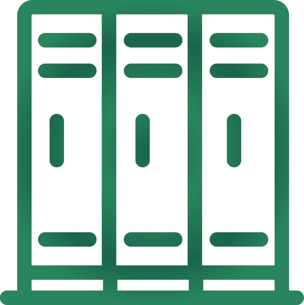 Lockers Creative Icon Design vector