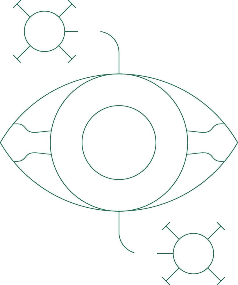 ojo enfermedad creativo icono diseño vector