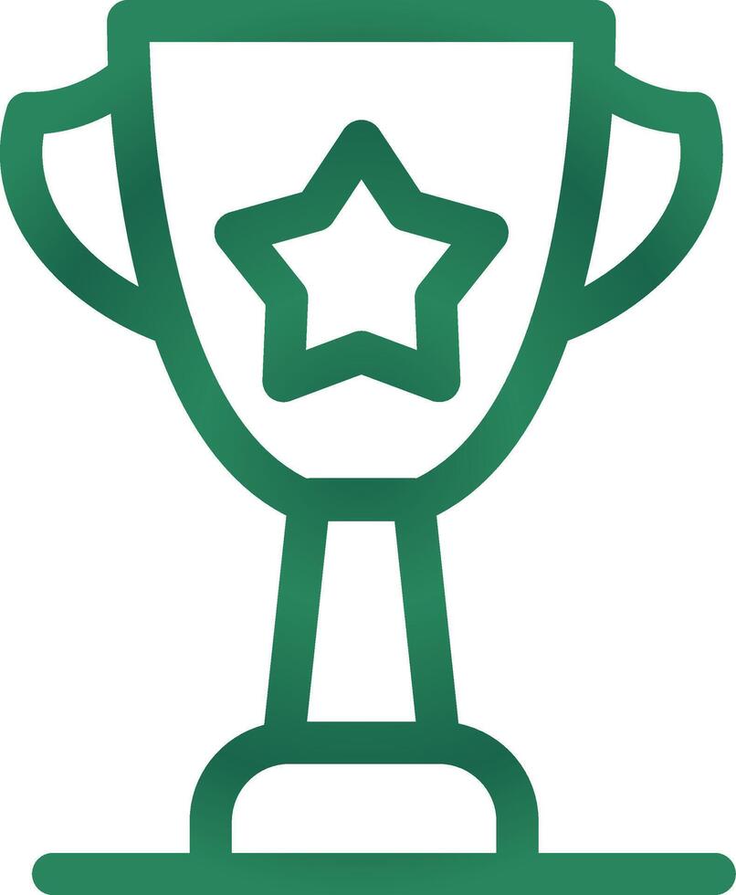 Trophy Creative Icon Design vector