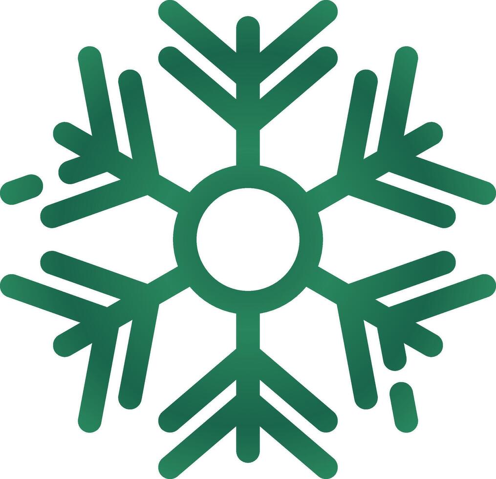 Snowflake Creative Icon Design vector