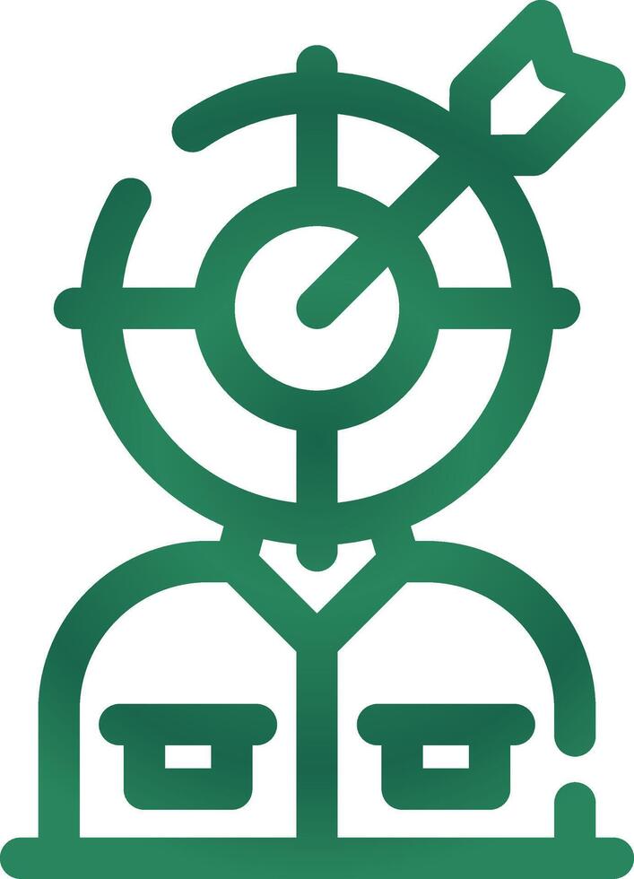 Headhunter Creative Icon Design vector