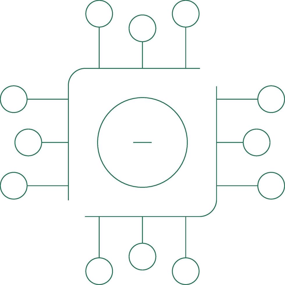 Embedded Devices Creative Icon Design vector