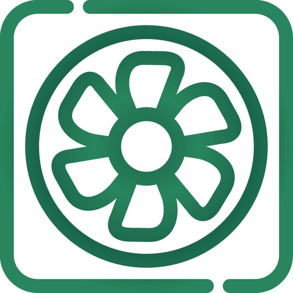 Fan Creative Icon Design vector