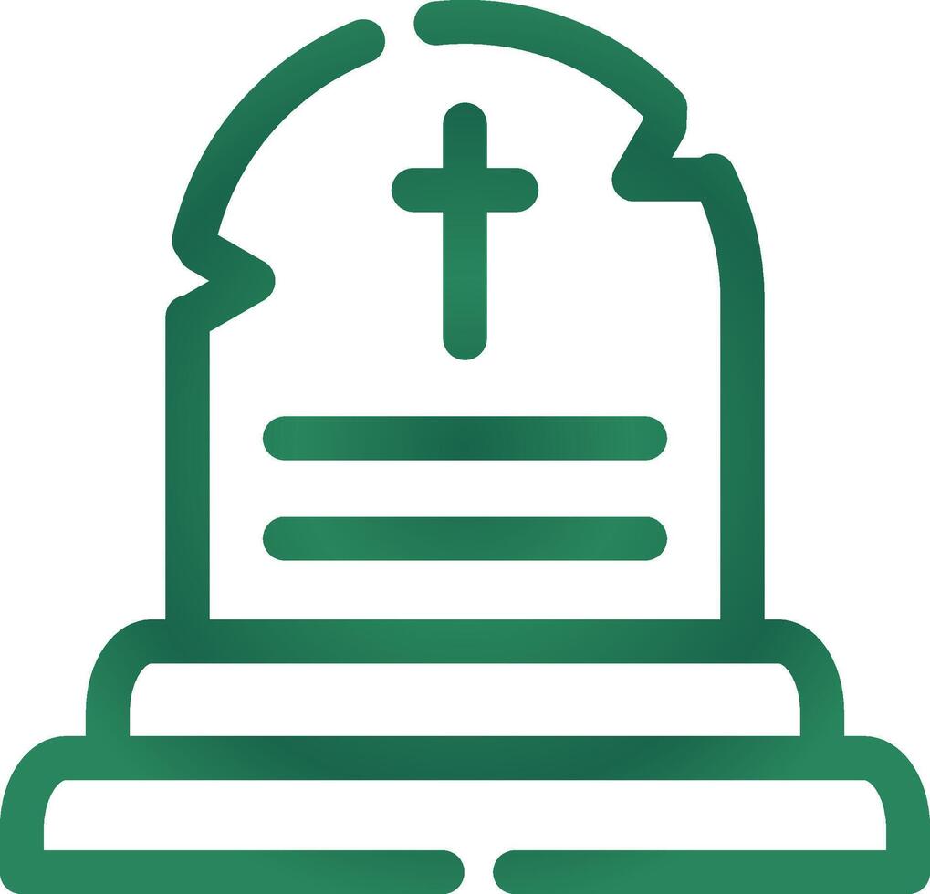 Tomb Creative Icon Design vector