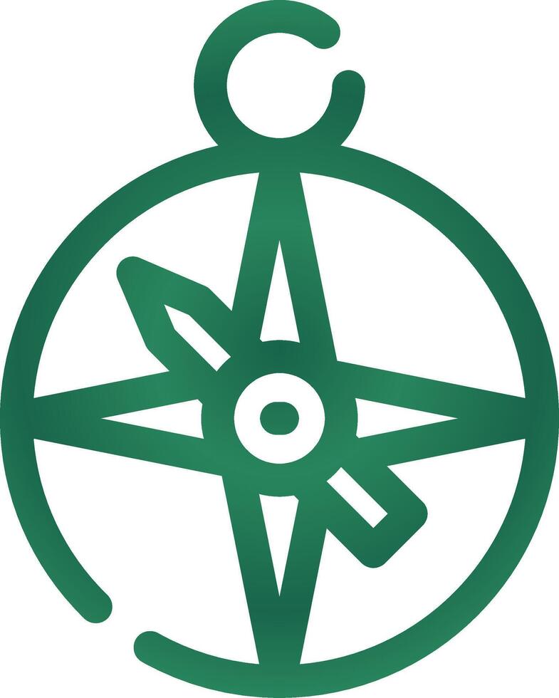 Compass Creative Icon Design vector