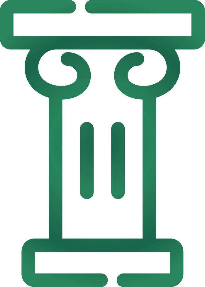 Pillar Creative Icon Design vector
