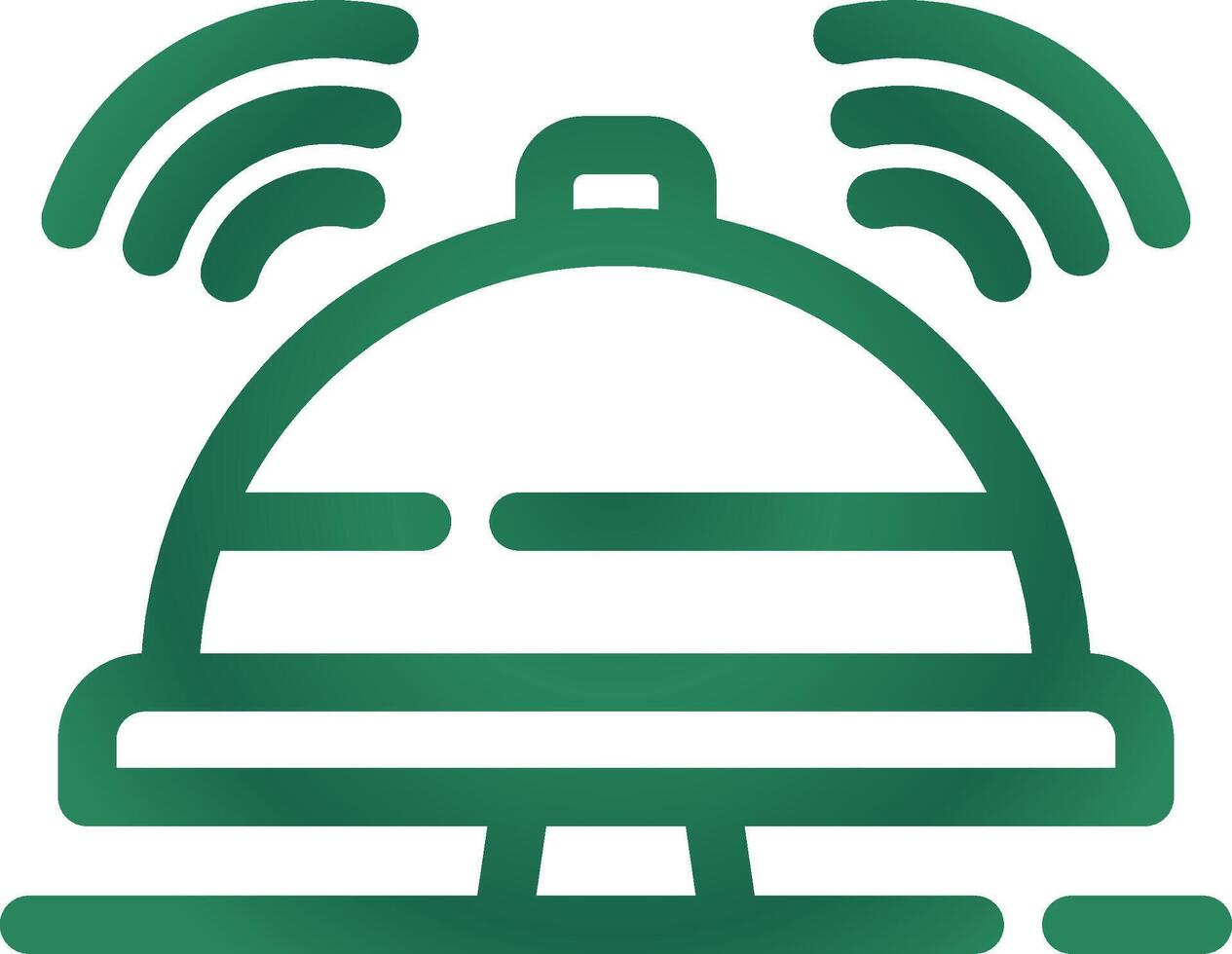 Reception Bell Creative Icon Design vector