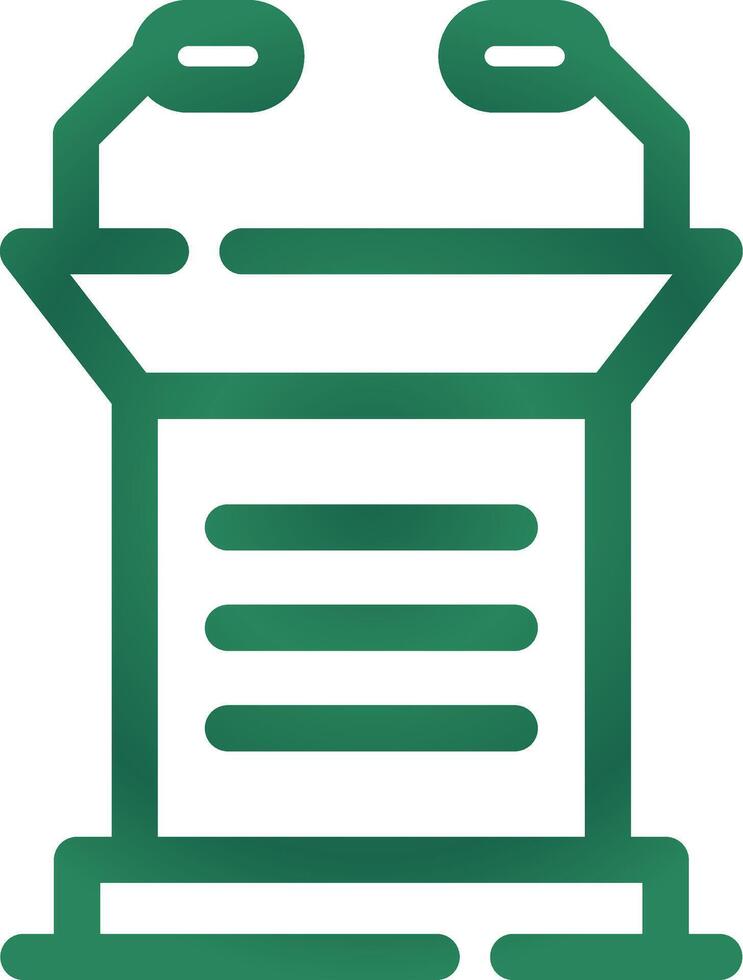 Lectern Creative Icon Design vector