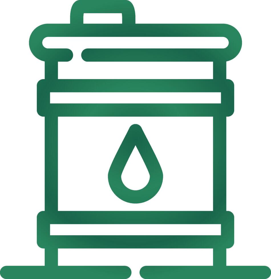 Oil Barrel Creative Icon Design vector