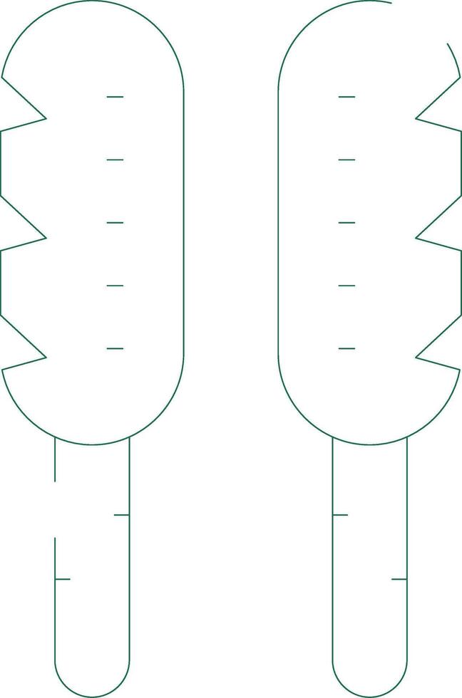 Corn Dog Creative Icon Design vector