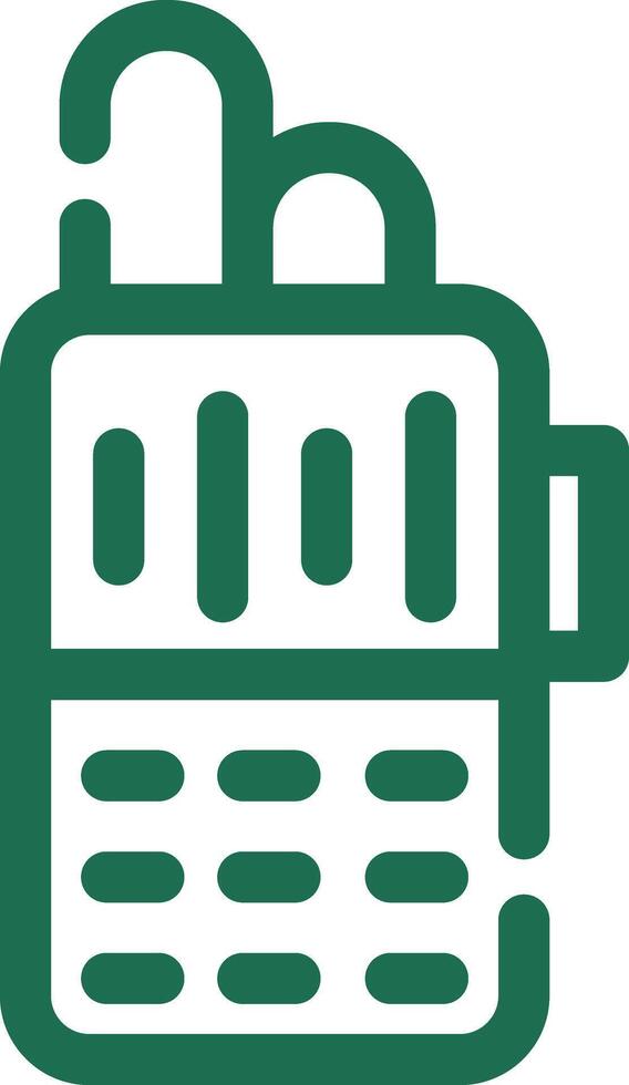 Walkie Talkie Creative Icon Design vector