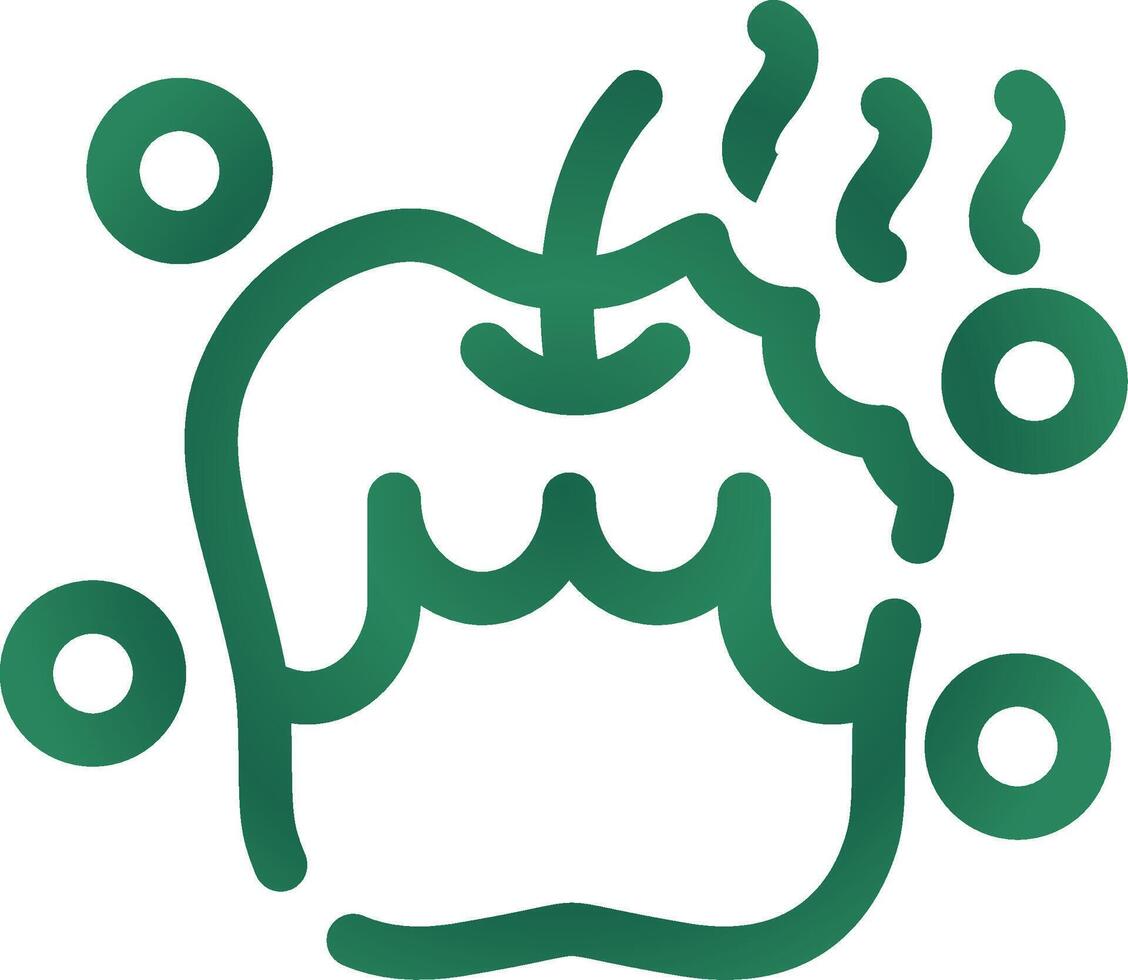 Rotten Creative Icon Design vector