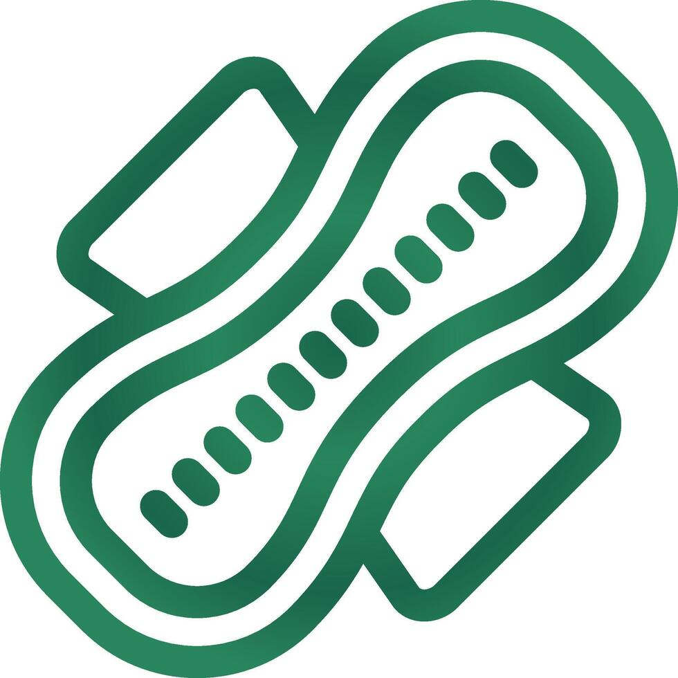 Sanitary Napkin Creative Icon Design vector