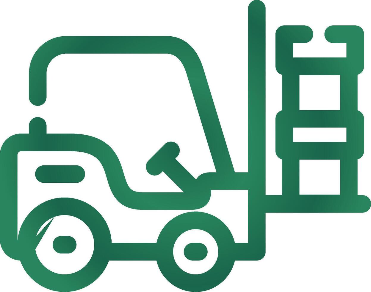 Forklift Creative Icon Design vector