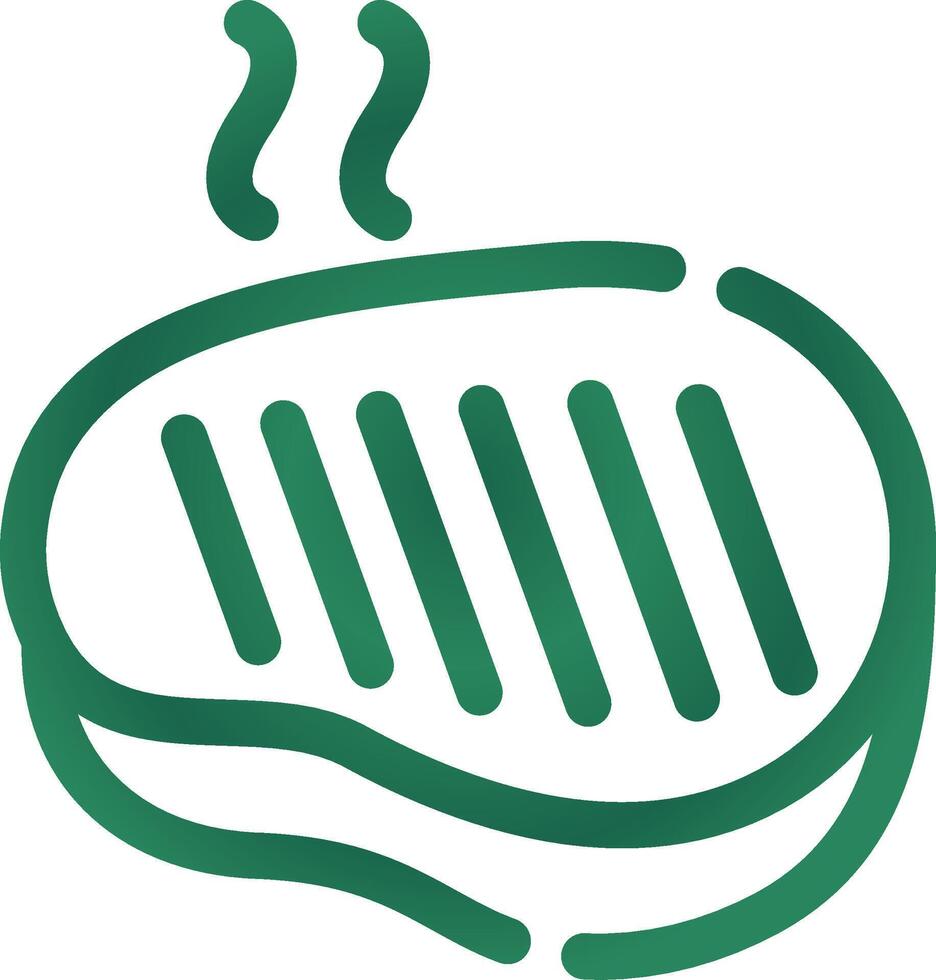 Steak Creative Icon Design vector