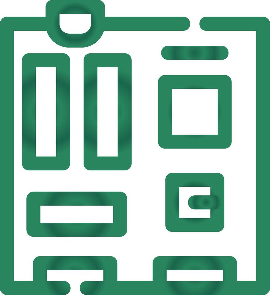 Motherboard Creative Icon Design vector