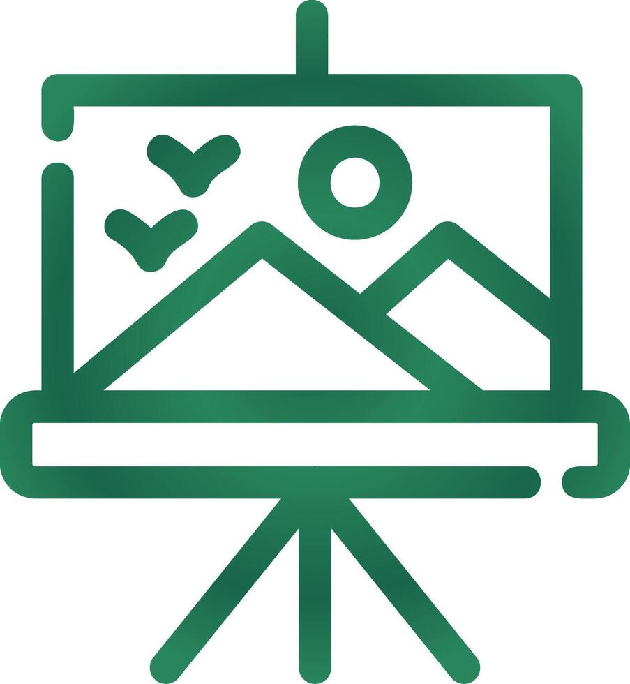 Canvas Creative Icon Design vector