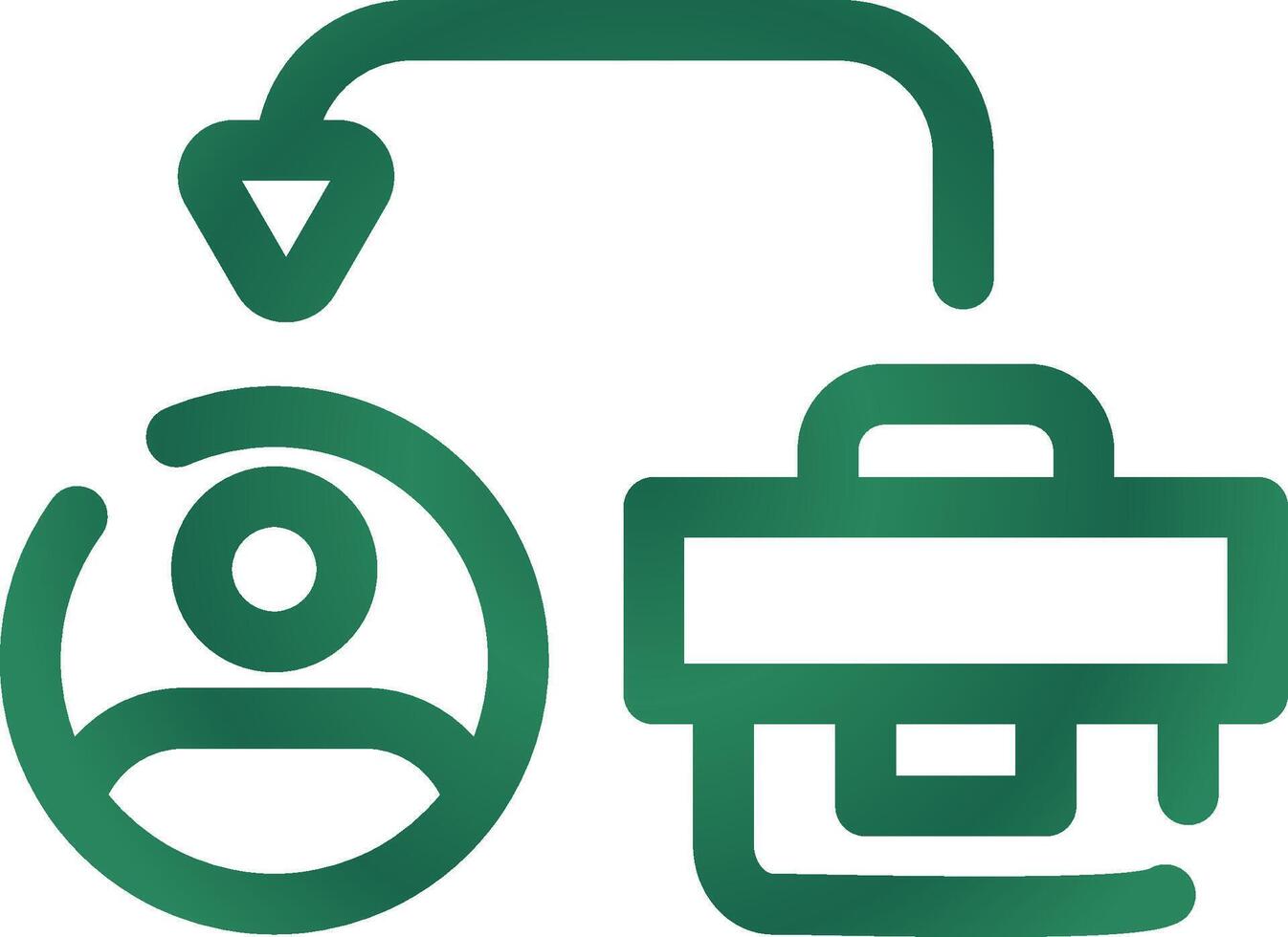 B2C Creative Icon Design vector