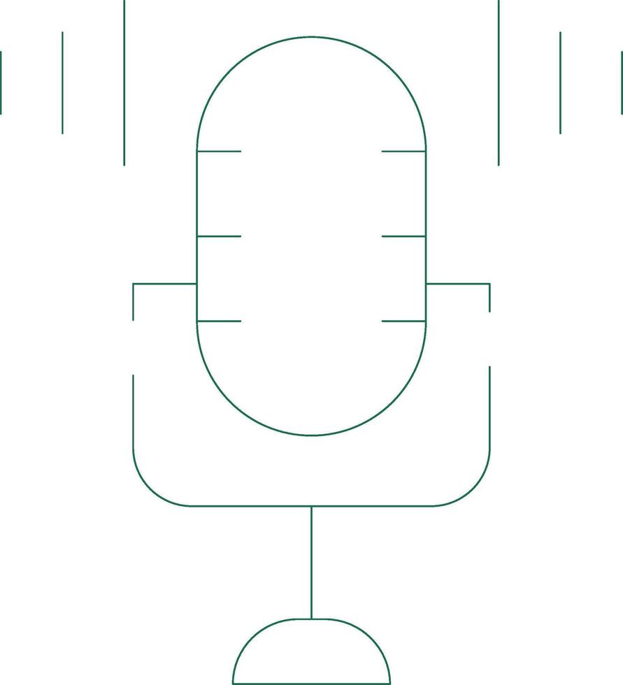 Audio Streaming Creative Icon Design vector