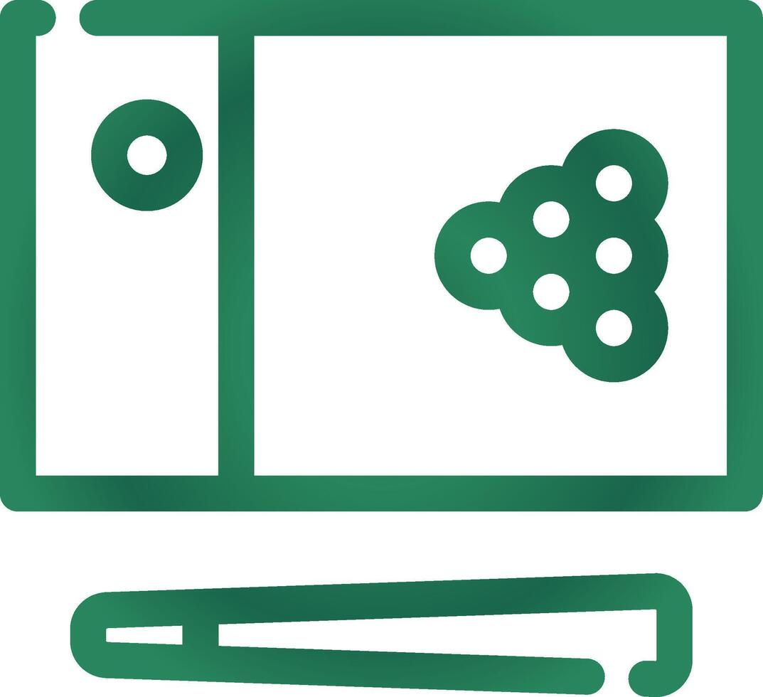 Snooker Creative Icon Design vector