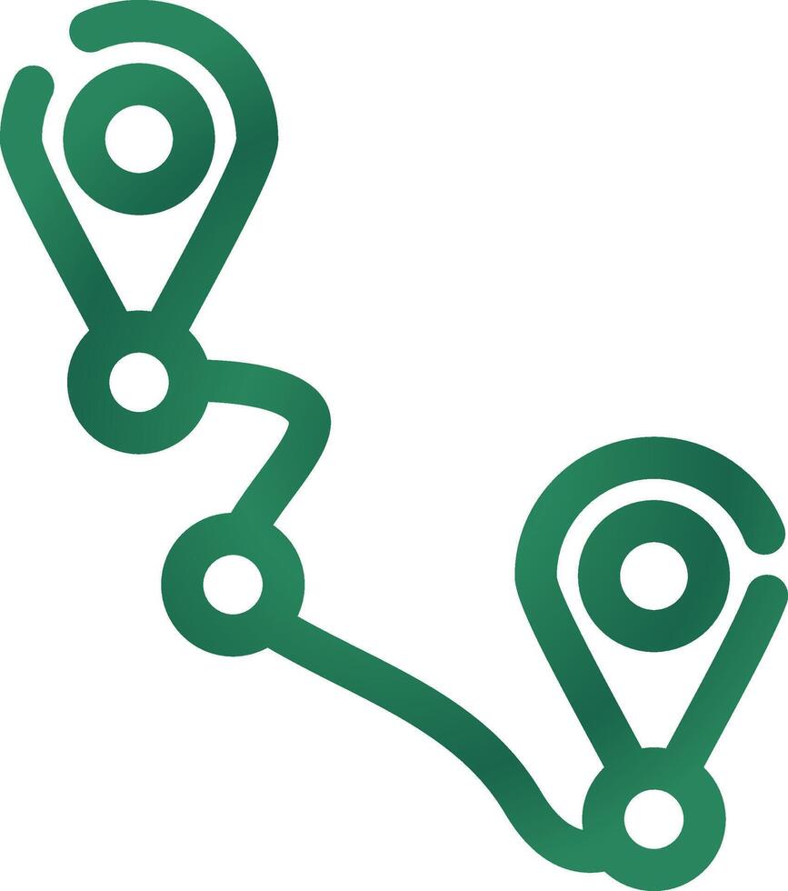 Tracking Creative Icon Design vector
