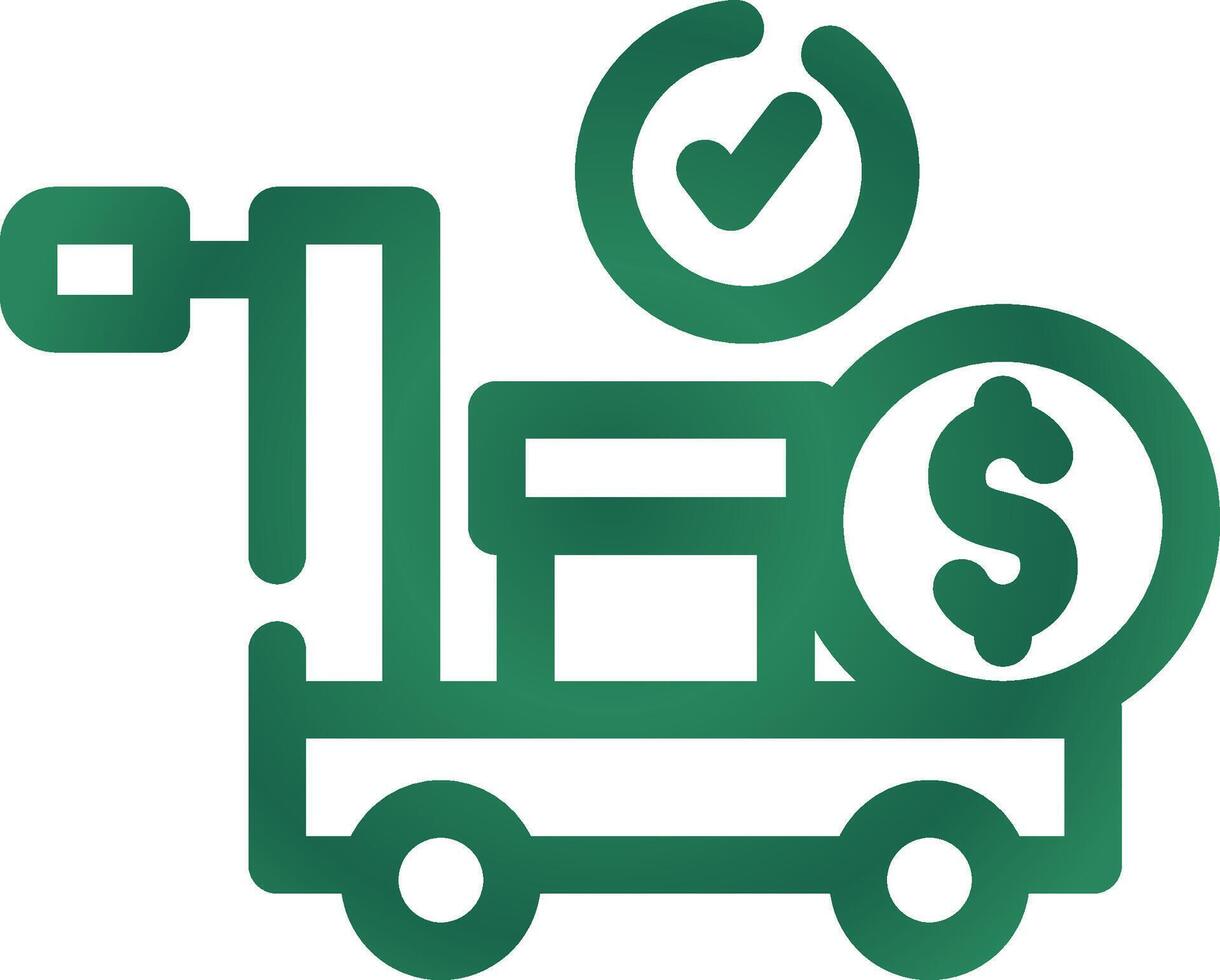 Procurement Creative Icon Design vector