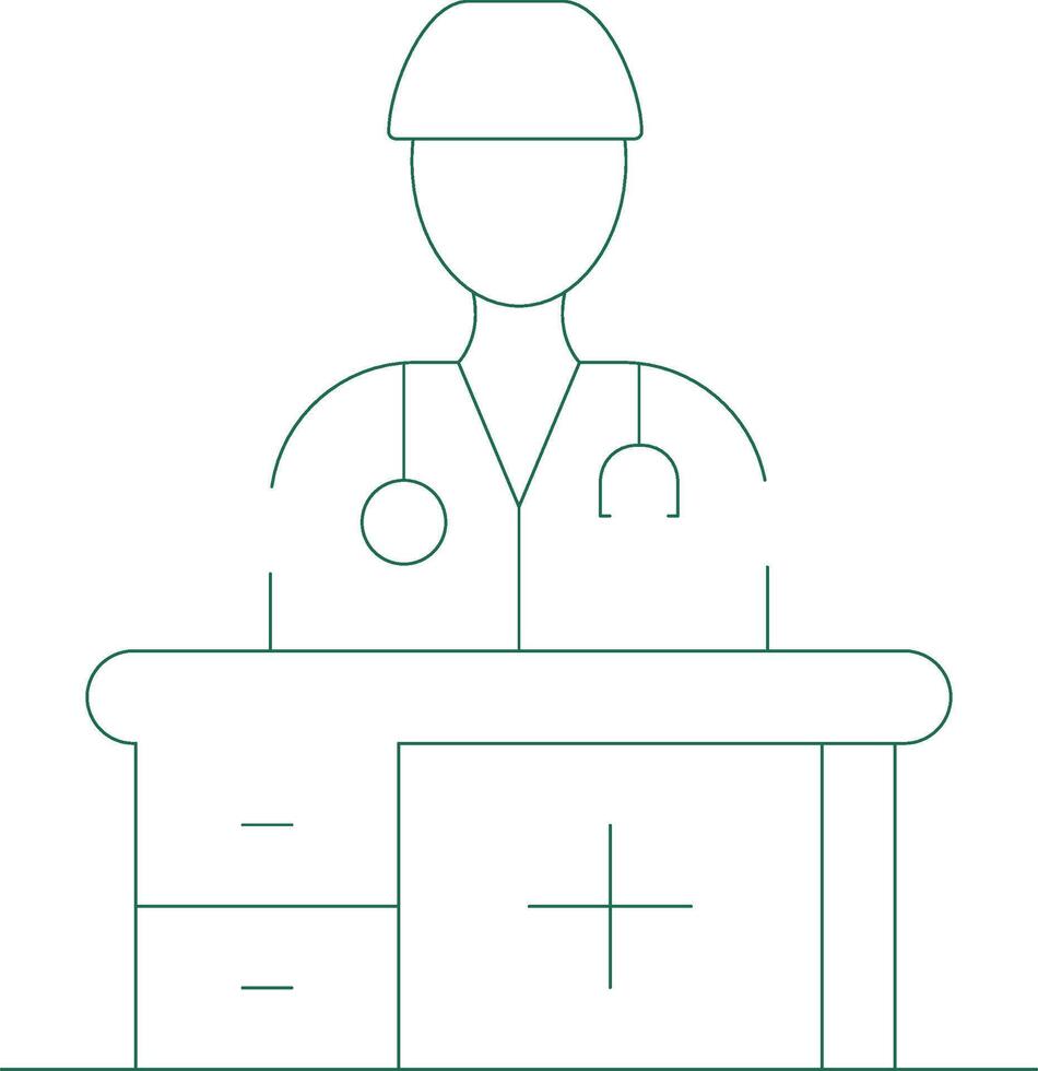 Doctor Office Creative Icon Design vector