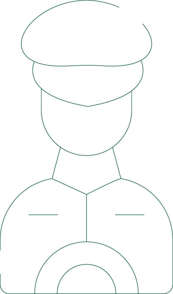 Captain Creative Icon Design vector