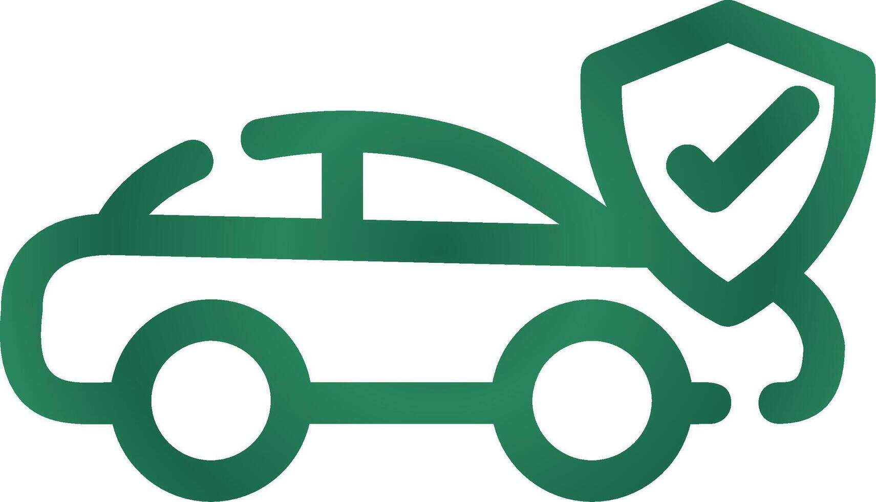Car Insurance Creative Icon Design vector