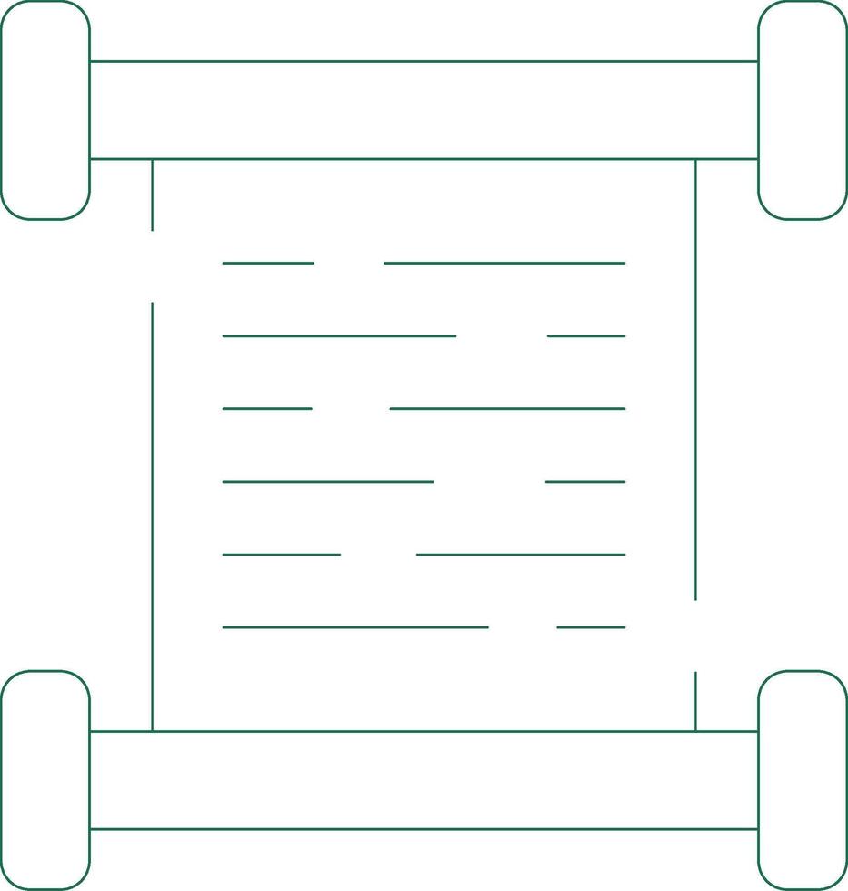 Scroll Creative Icon Design vector