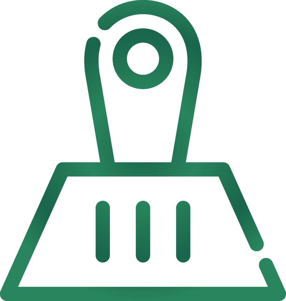 Garbage Picker Creative Icon Design vector