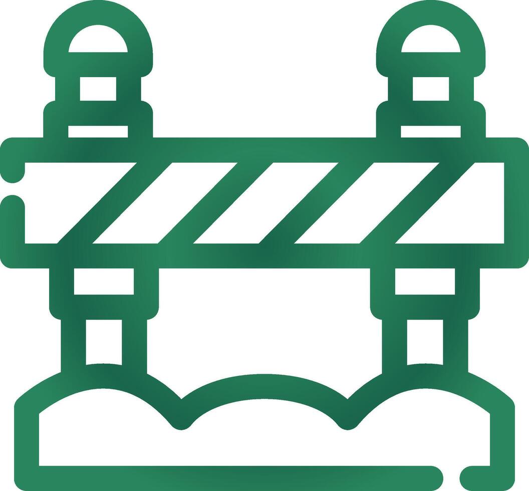 Road Block Creative Icon Design vector