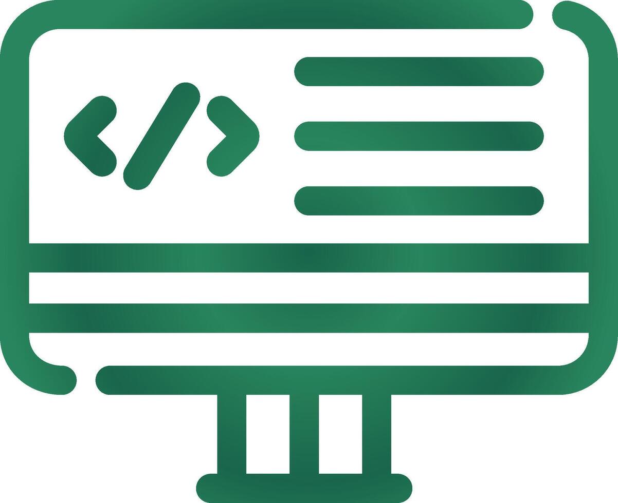 web programación creativo icono diseño vector