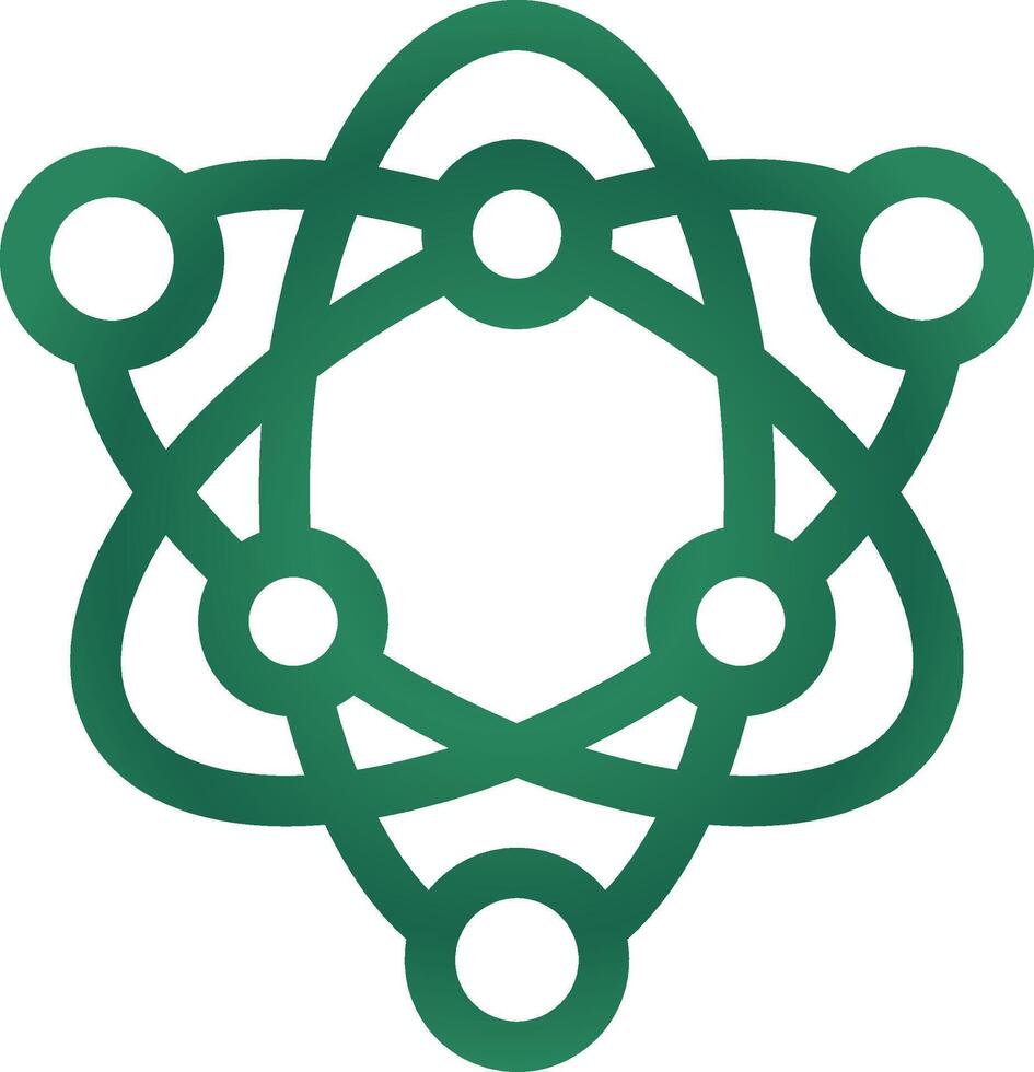 Atom Creative Icon Design vector