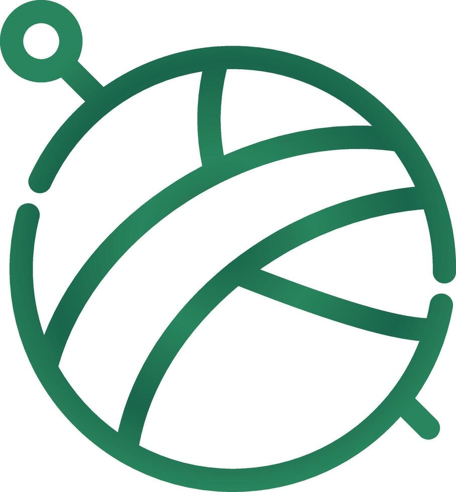 Yarn Creative Icon Design vector