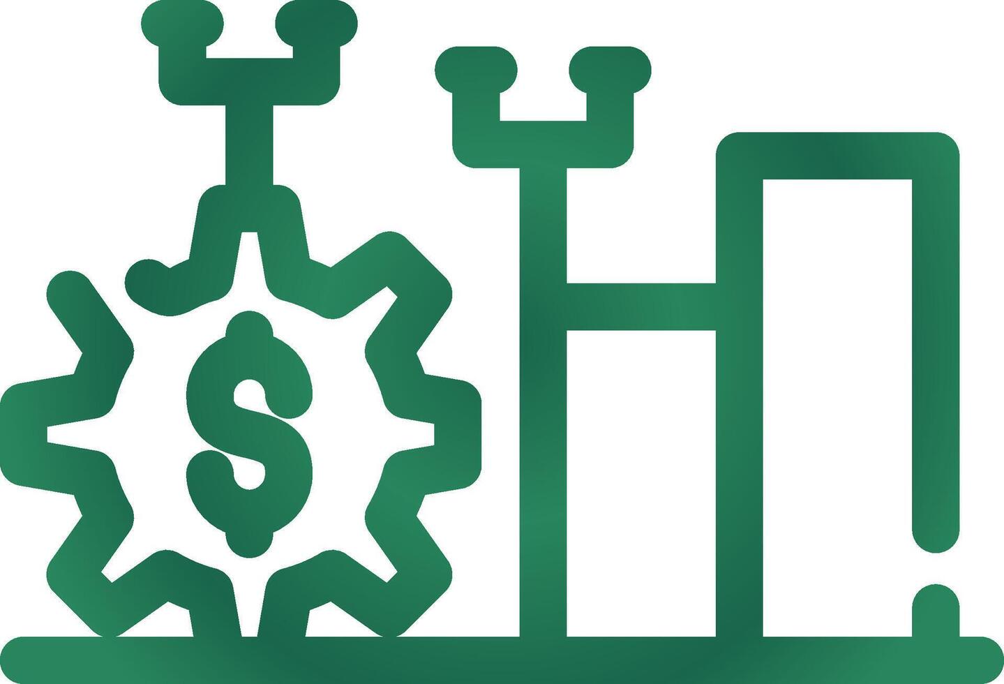 Digital Economy Creative Icon Design vector