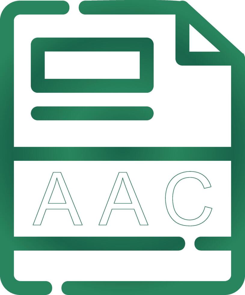 AAC Creative Icon Design vector