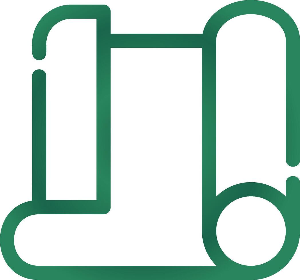 Paper Roll Creative Icon Design vector