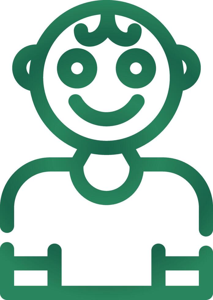 Line Gradient Circle vector
