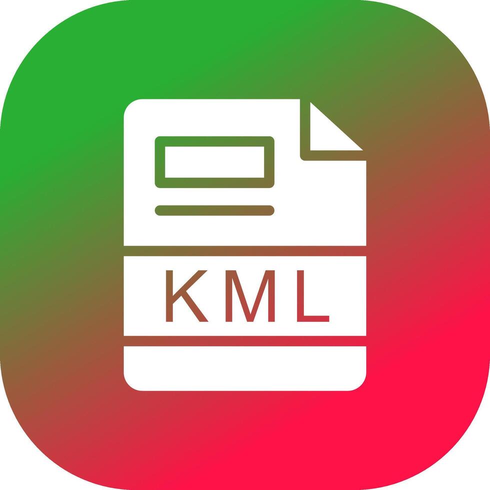 KML Creative Icon Design vector