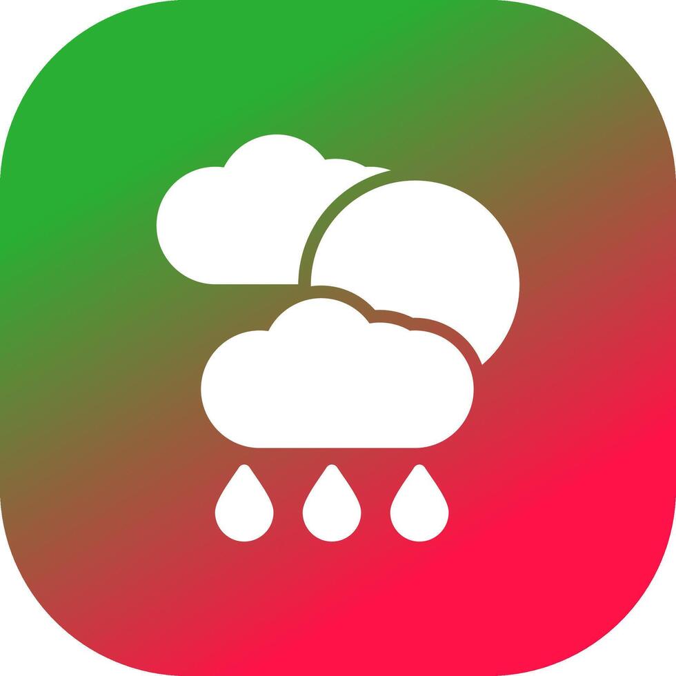 Weather Forecast Creative Icon Design vector
