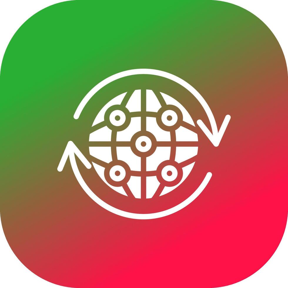 Line Gradient Circle vector
