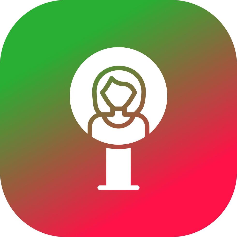 User Placeholder Creative Icon Design vector