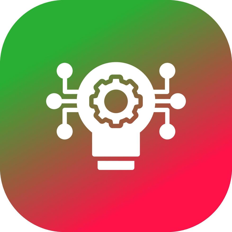 Technology Disruption Creative Icon Design vector
